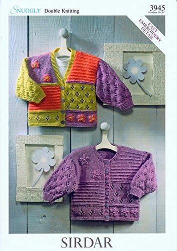 Knitting Pattern 3945 - Cardigans in Snuggly DK