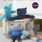 Crochet Pattern 5200 - Crochet Teddies in Snuggly DK