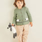 Knitting Pattern 5373 - Sheep Cardigan in Snuggly Cashmere Merino DK & Snuggly Bunny