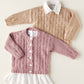 Knitting Pattern 5379 - Loaf Stitch Cardigan & Sweater in Snuggly 100% Cotton DK