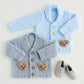 BEST SELLER - Knitting Pattern 5404 - TEDDY BEAR CARDIGANS IN SNUGGLY SNOWFLAKE CHUNKY