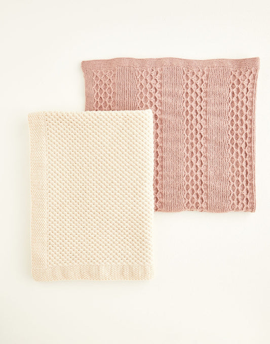 Knitting Pattern 5419 -  STAR STITCH BLANKETS IN HAYFIELD BABY BONUS DK