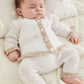 Knitting Pattern 5523 - LITTLE LACY TROUSER SUIT IN SNUGGLY 2 PLY