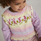 Knitting Pattern 5571 - PETAL SWEATER DRESS IN HAYFIELD BABY BLOSSOM CHUNKY