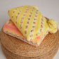 Knitting Pattern 5575 - PETAL POM POM BLANKET IN HAYFIELD BABY BLOSSOM CHUNKY