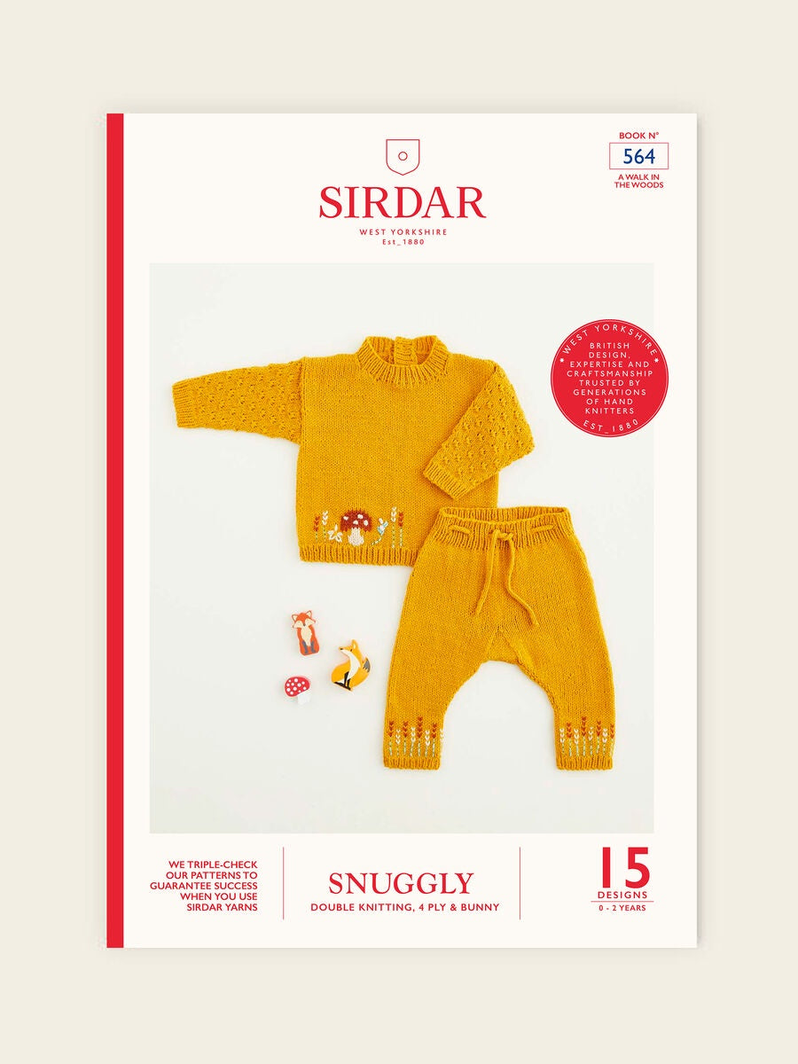Knitting Book 564 - A WALK IN THE WOODS IN SNUGGLY DK & BUNNY