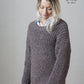 Knitting Pattern 5676 - Cardigan & Sweater Knitted in Big Value Poplar Chunky
