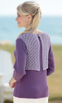 Knitting Pattern 7503 - Top in Cotton DK