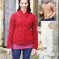 Knitting Pattern 7139 - Sweaters in Bonus Aran Tweed