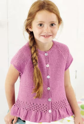 Knitting Pattern 4886 - Cardigans in Snuggly Baby Bamboo DK