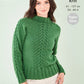 Knitting Pattern 5938 - Sweater And Cardigan Knitted in Pricewise DK