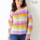 Knitting Pattern 5950 - Sweaters Knitted in Big Value Chunky