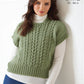 Knitting Pattern 6020 - Sleeveless Tops Knitted in Wool Aran