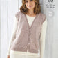 Knitting Pattern 6091 - Waistcoats Knitted in Big Value Tweed DK