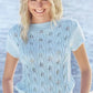 Knitting Pattern 8121 - Jacket & Top in Cotton Dk