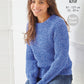 Knitting Pattern 6131 - Sweater & Jacket Knitted in Pricewise Twirly DK