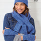 Knitting Pattern 6134 - Accessories Knitted in Pricewise Twirly DK