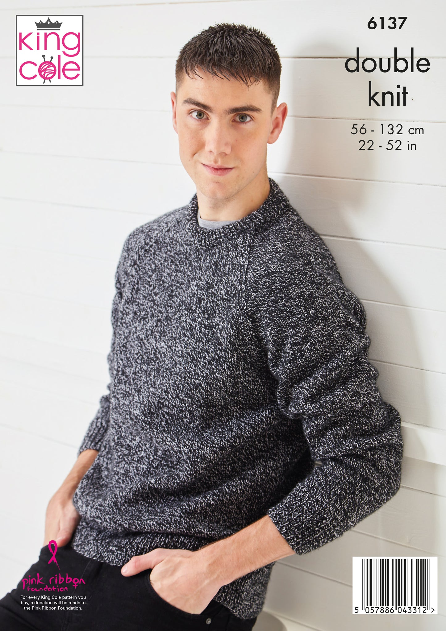 Knitting Pattern 6137 - Sweaters Knitted in Pricewise Twirly DK