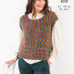 Knitting Pattern 6144 - Sweater & Top Knitted in Jitterbug DK