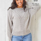 Knitting Pattern 6160 - Sweater & Cardigan Knitted in Simply Denim DK