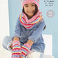 Knitting Pattern 6250 - Child’s Sweater and Accessories knitted in Yumtastic