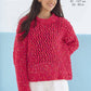 Knitting Pattern 6257 - Women’s Sweater and Accessories knitted in Yumtastic