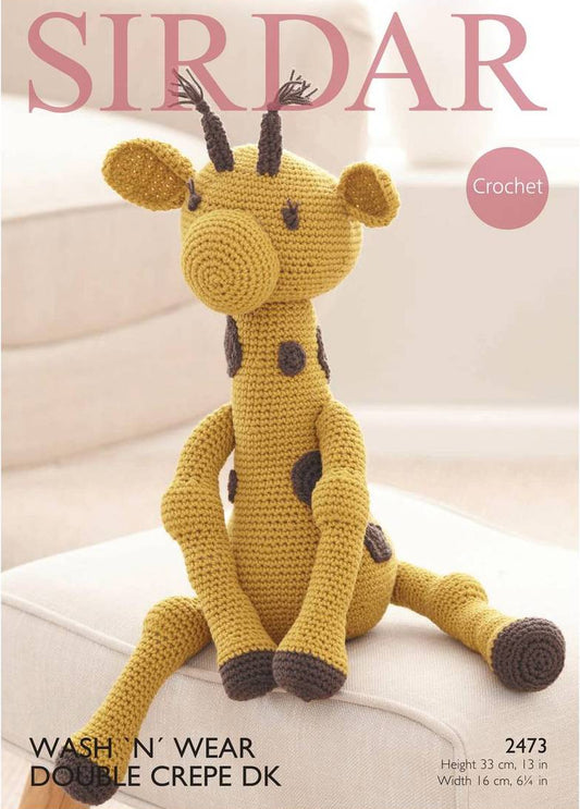 Crochet Pattern 2473 - Giraffe in DK