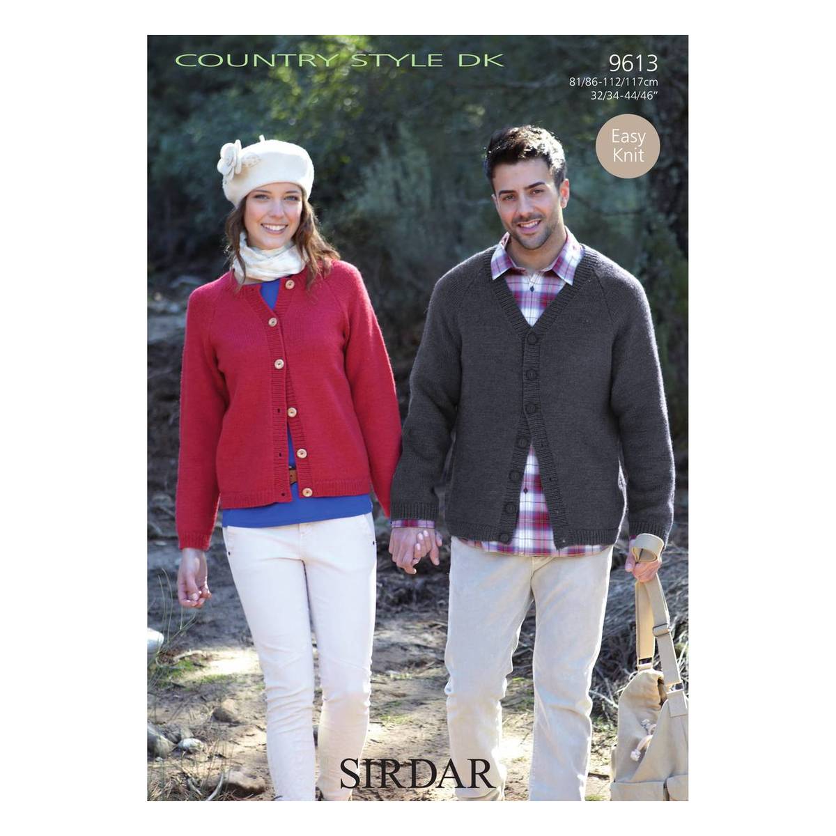 Knitting Pattern 9613 - Cardigans in Country Style DK