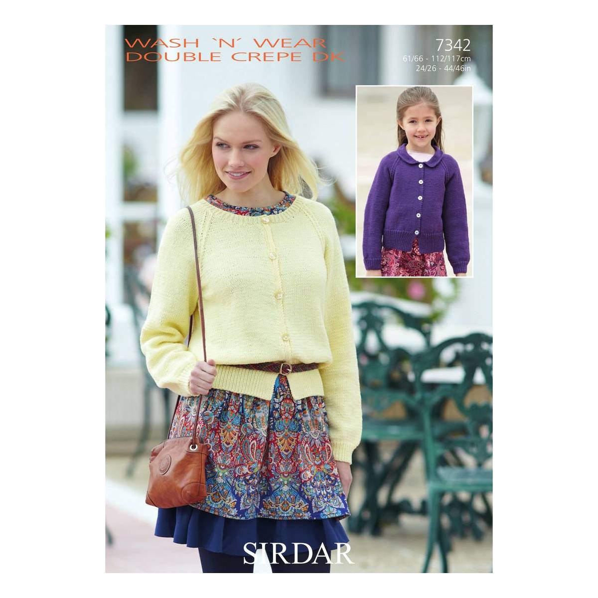 Knitting Pattern 7342 - Cardigans in DK
