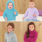 Knitting Pattern 4726 - Sweaters In Snuggly Snowflake Chunky