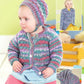 Knitting Pattern 4570 - Cardigans, Bonnet & Blanket in Baby Crofter DK