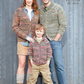 Knitting Pattern 6305 - Cardigans knitted in Homespun Prism Aran