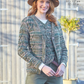 Knitting Pattern 6310 - Tank and Cardigan knitted in Homespun Prism Aran