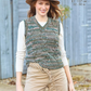 Knitting Pattern 6310 - Tank and Cardigan knitted in Homespun Prism Aran