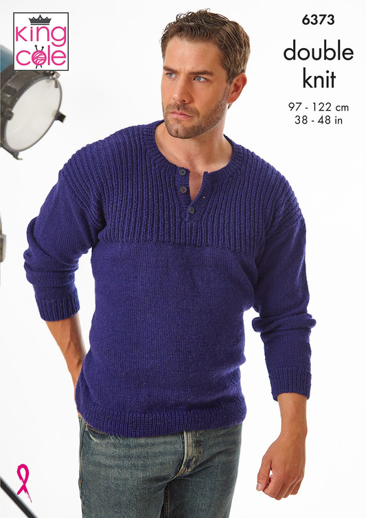 Knitting Pattern 6373 - Hollywood Collection: Sweaters knitted in Merino Blend DK