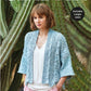 Knitting Pattern 8271 - Kimono Style Jacket in Sirdar No.1 Aran Stonewashed