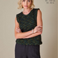 Knitting Pattern 6445 - Tank Top and Cardigan knitted in Firefly Aran