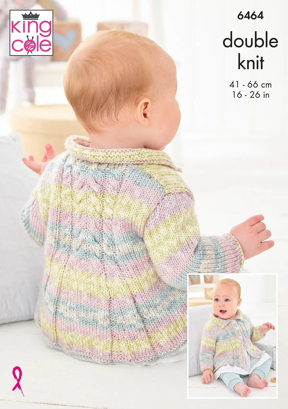 Knitting Pattern 6464 - Coats in Fjord Baby DK