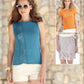 Knitting Pattern 7082 - Top, Vest & Skirt in Cotton DK