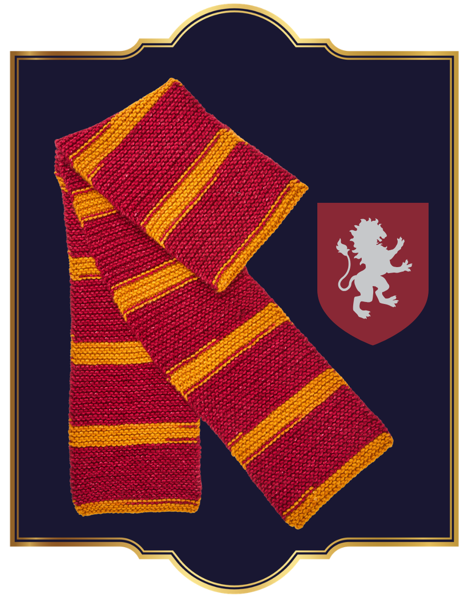 HARRY POTTER - Self-Striping Scarf Chunky Yarn