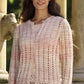 Knitting Pattern 7975 - Cardigan & Top in Toscana DK