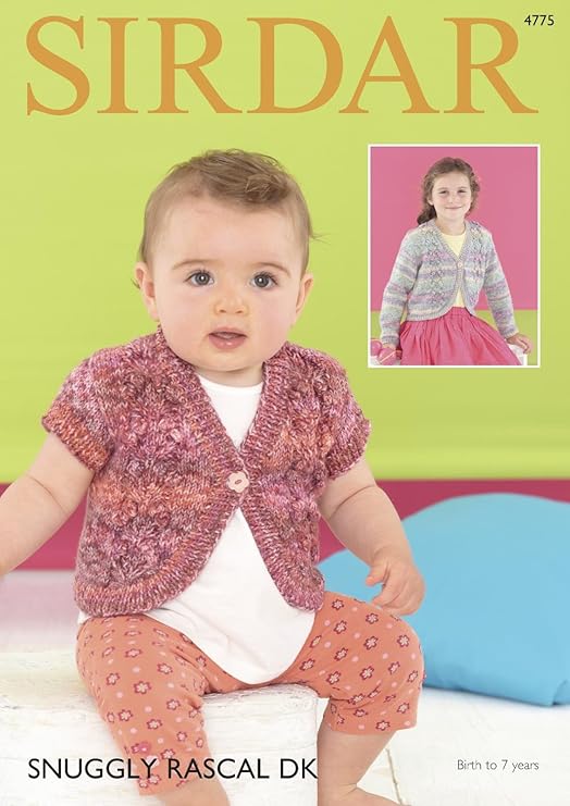 Knitting Pattern 4775 - Boleros in Snuggly Rascal DK
