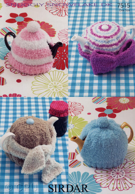 Knitting Pattern 7515 - Tea Cosy in Snuggly Snowflake DK