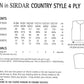 Knitting Pattern 7726 - Cardigan in Country Style 4 Ply