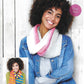 Knitting Pattern 8034 - Scarf & Snood in Colourwheel DK