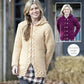 Knitting Pattern 7985 - Jackets in Bonus Aran