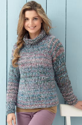Knitting Pattern 7205 - Sweaters in Ripple Super Chunky