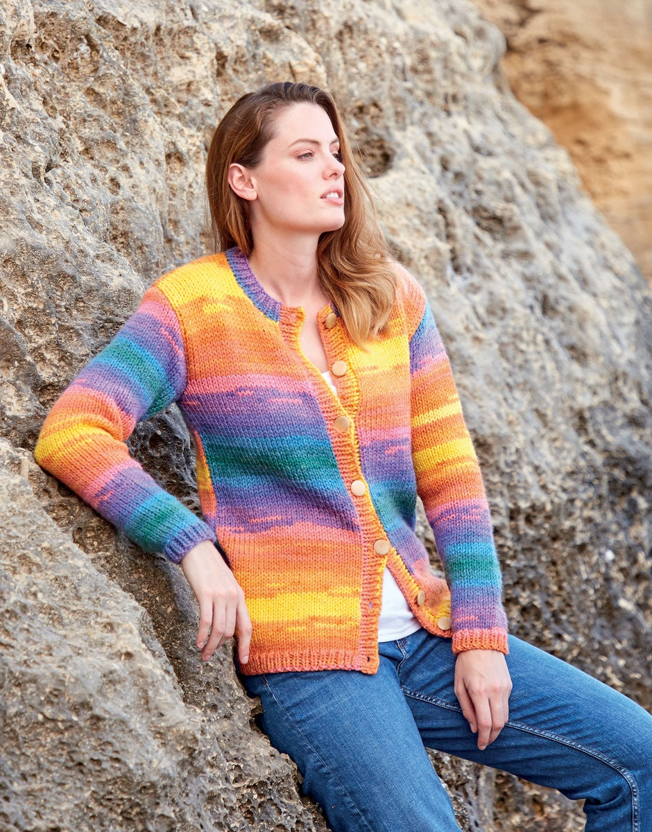 Knitting Pattern 8248 - Cardigans in Spirit Chunky