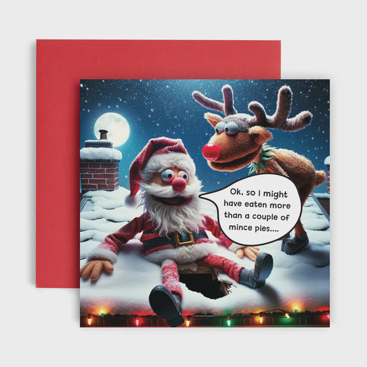 Mince Pies - Christmas Card