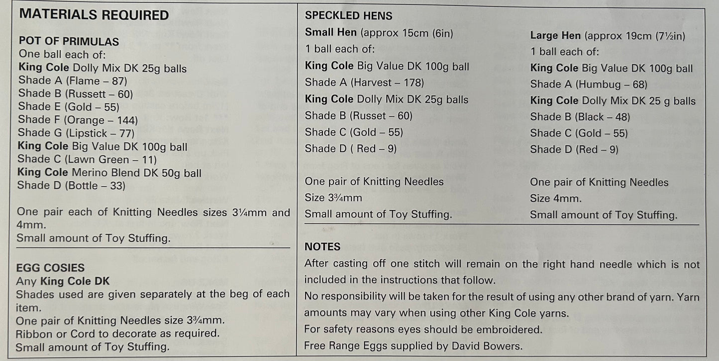 Knitting Pattern 9000 - Spring Collection in DK